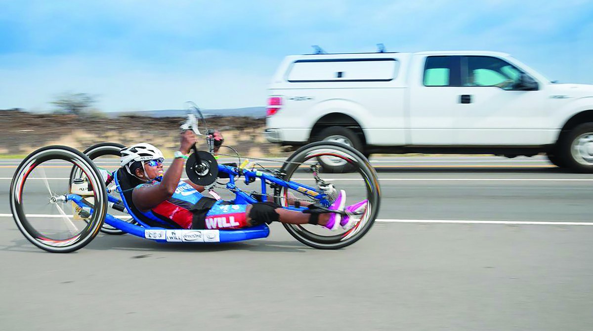 Rotary's tweet photo. Polio survivor and Ironman triathlete Minda Dentler tells her story in her own words. https://t.co/yByUkukyIq https://t.co/a0GRjwxr9W