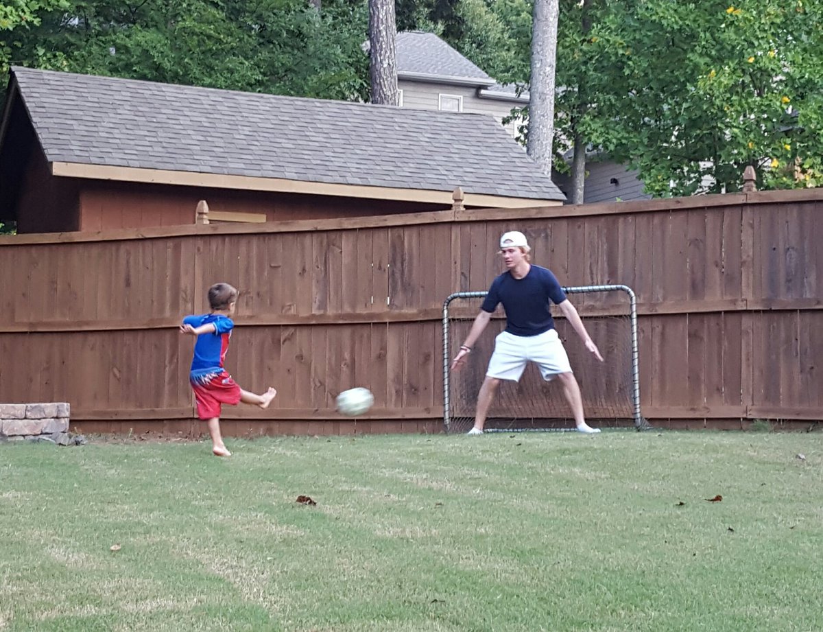 Today <a href="/andrewcarleton7/">Andrew Carleton</a> starts living a life long dream and my boy starts to dream. #30 #ATLUTD