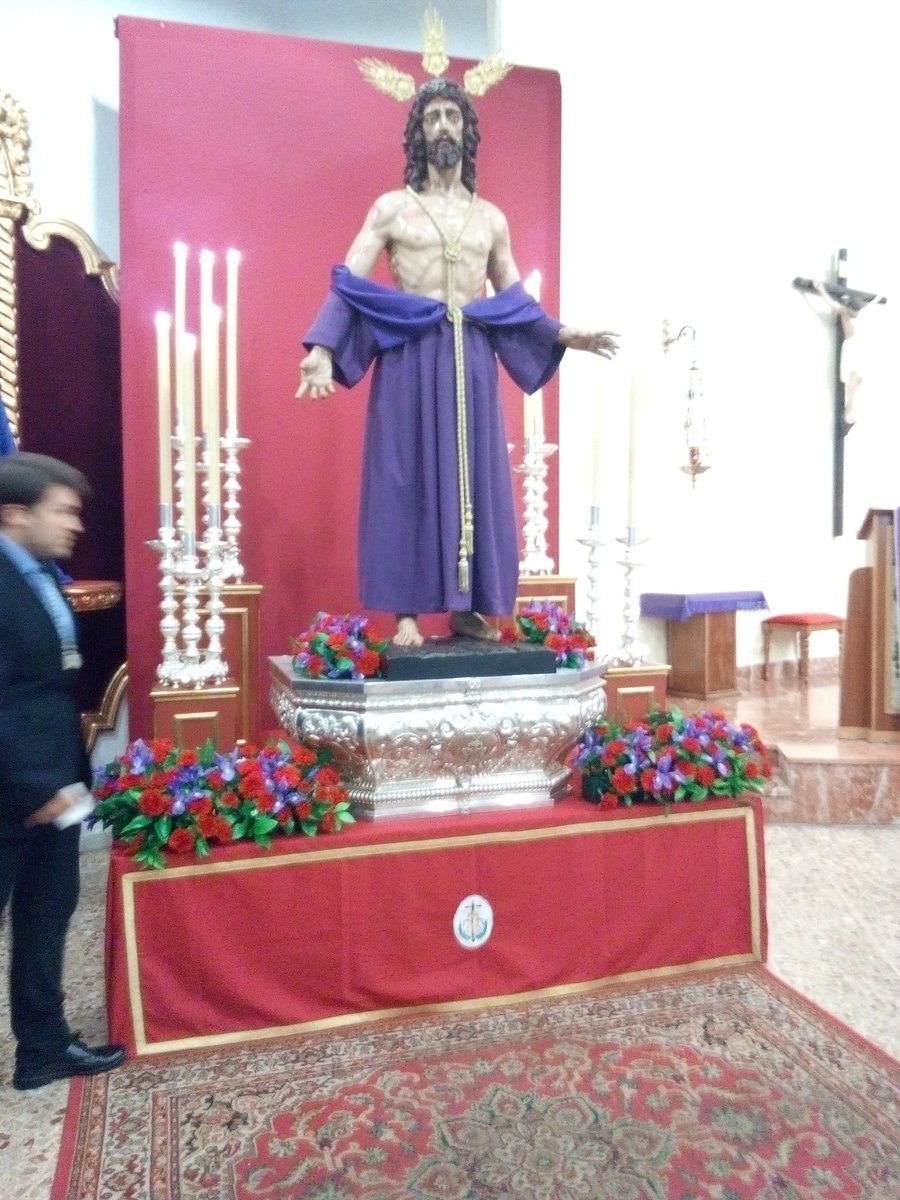 CruzGuiaAlmeria's tweet photo. Besapiés a Nuestro Padre Jesús de la Misericordia. @Hdad_losangeles . https://t.co/hqz7EcyKe3
