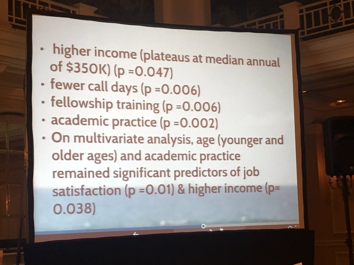 AriaOlumiMD's tweet photo. Protective factors associated with prevention of burnout #JAC17 https://t.co/pc807Sx3GF