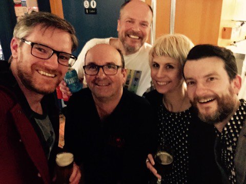 Front and centre: one of my favourite characters in beer. He lives too far away. Fantastic to catch up with <a href="/DavidMoaBeer/">David Nicholls</a> in London Town.