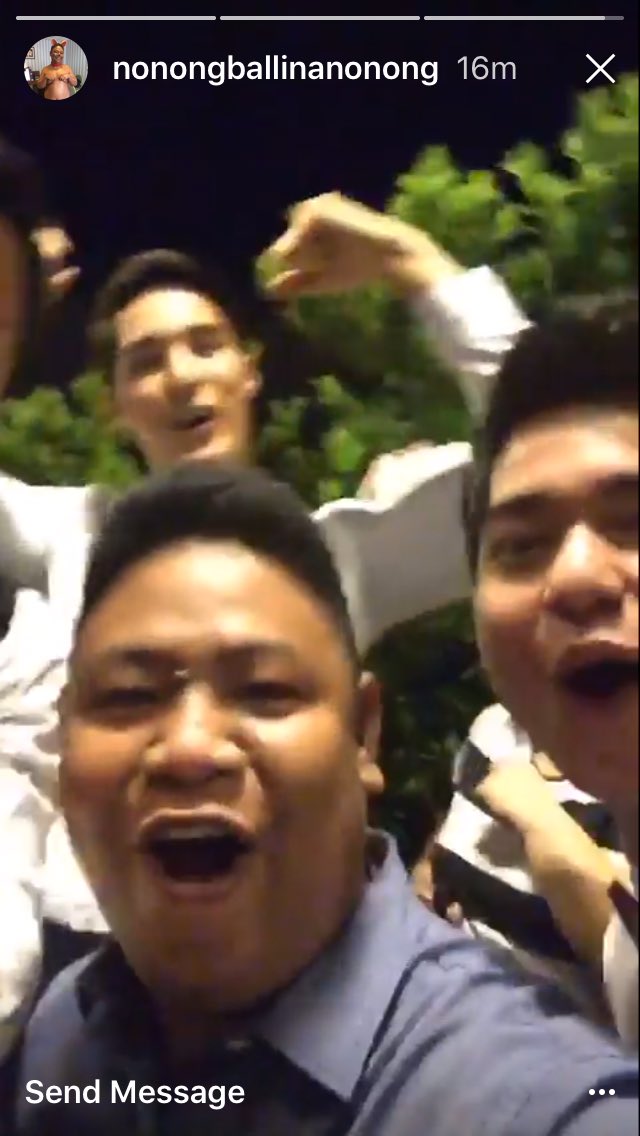 GumpyMuning's tweet photo. Tatay Nonong's IG STORY! 

#PBBTheBigNight https://t.co/mFLqA2oOUf