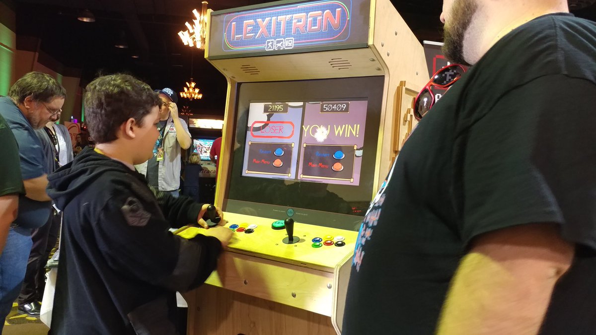 TheLexitron's tweet image. At @arcadeRx ? I&apos;m still here! Stop by and play.