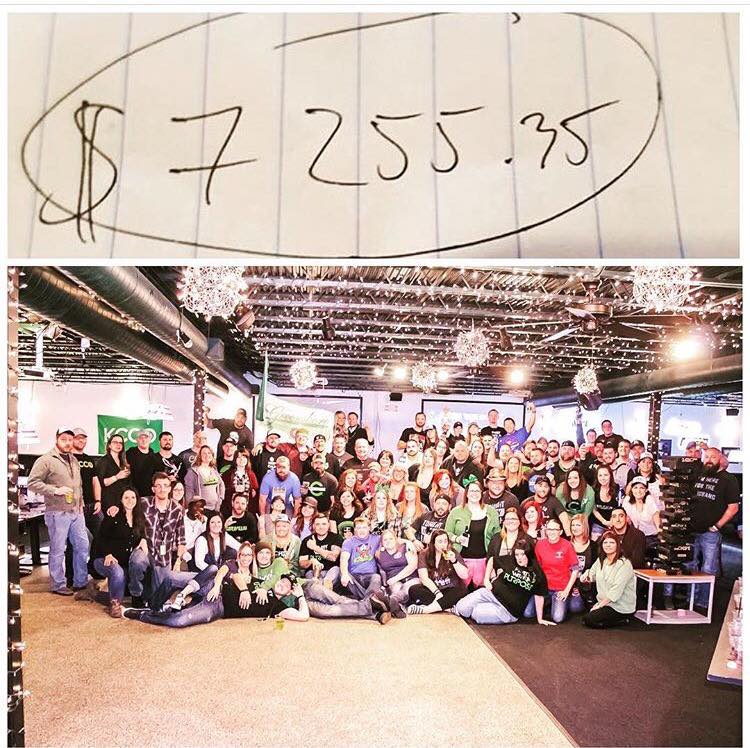 ChiveCharities's tweet image. So thankful for all your hard work, @theBerryKC &amp;amp; @KCChivesOn! More than $7K raised for Chive Charities! #kcco #BeTheTenPercent @ChiveNation