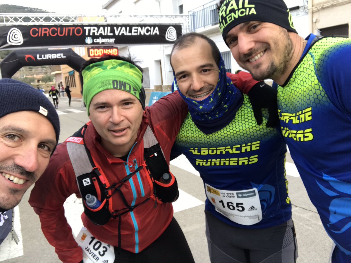 trailalborache's tweet photo. Hoy los #AlboracheRunners hemos estado en el #TrailChera de @TrailValencia. #TrailAlborache 21 de mayo #LosZorros https://t.co/HngybXgzvb