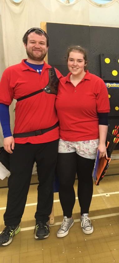 Peacock Archers Ruth Watson and Andrew Nightingale dominate at <a href="/hinghambowmen/">Hingham Bowmen</a> Beiter Hit-Miss earlier today. Go Peacocks!!