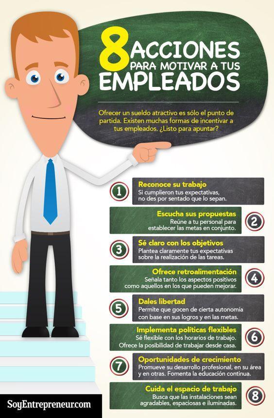 8 acciones para motivar a los empleados