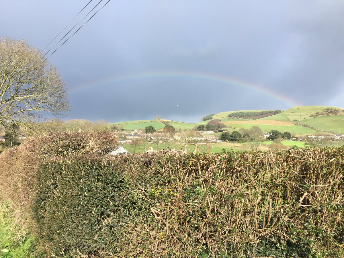 #Chideock #rainbow #dorset