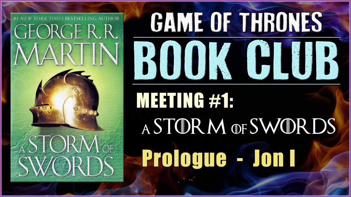 PracticalFolks's tweet photo. Join us live here in a half hour for #GoTBookClub and the first chapters of A Storm of Swords! https://t.co/pvzqfjN9PC https://t.co/S6MrY0lWQ0