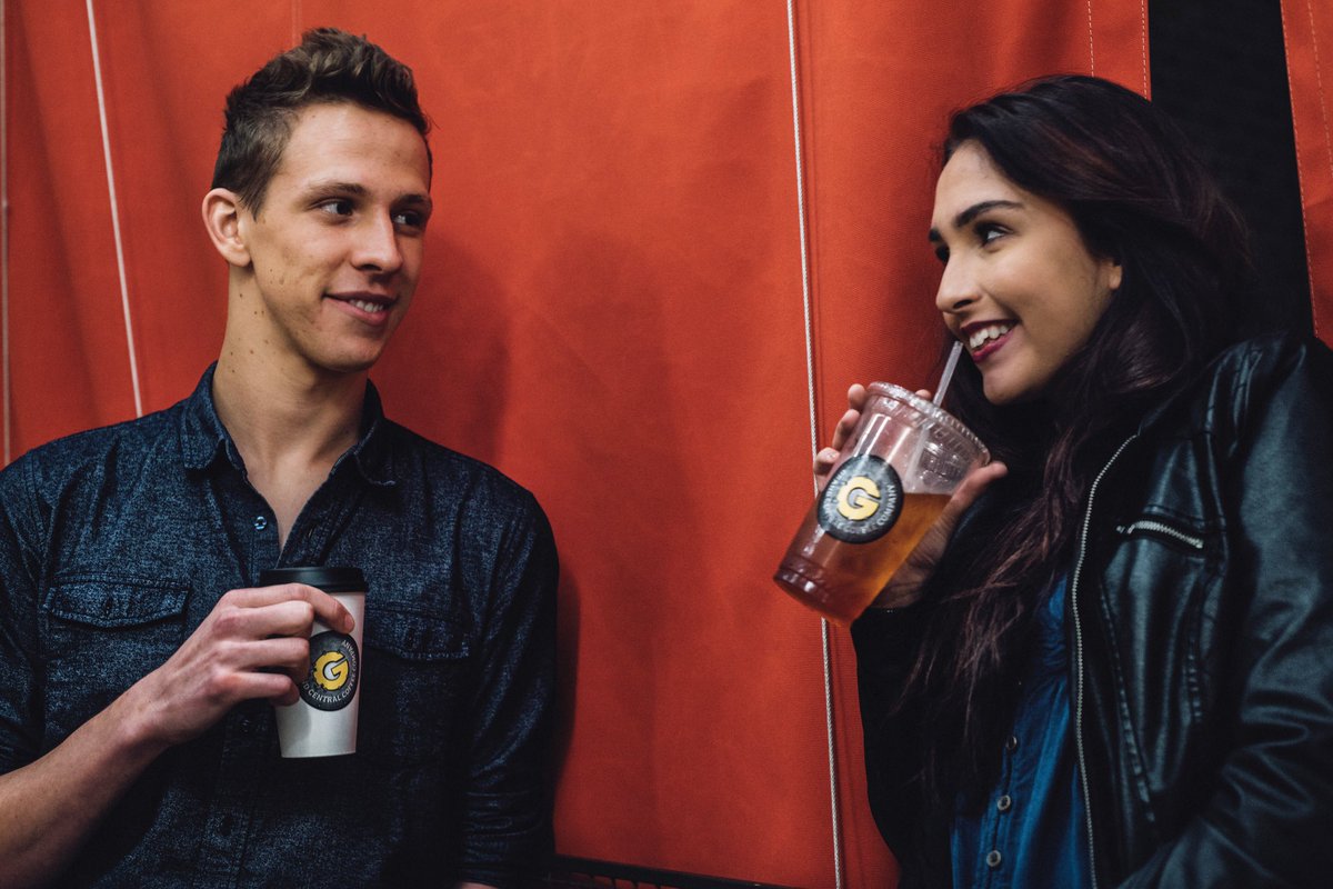 The Grand Central Coffee Company - The perfect place on a Sunday afternoon to make new friends and sip on our refreshing cucumber iced tea!