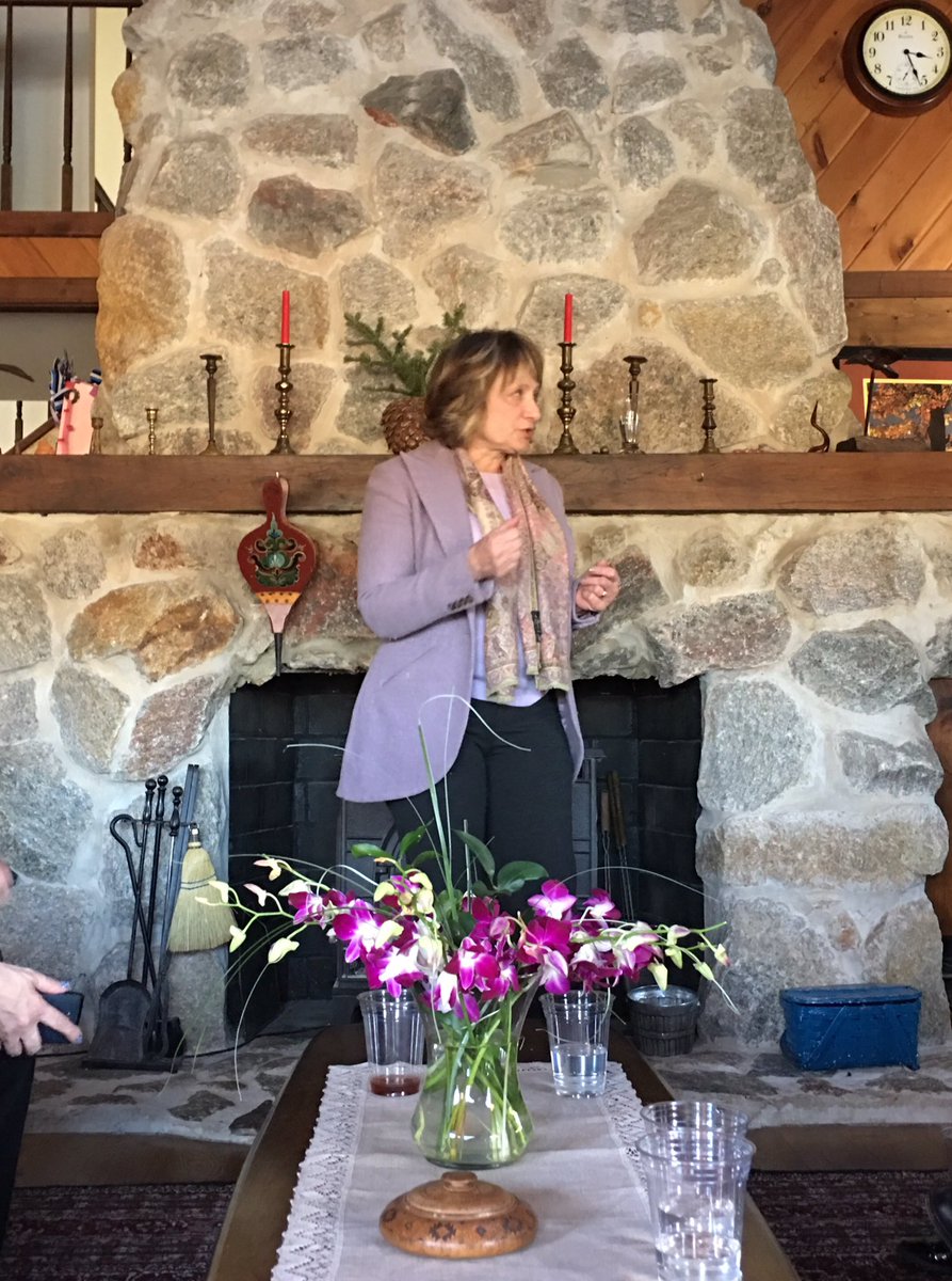 PWCDemWomen's tweet photo. @SusanPlattVA, Dem. candidate for lieutenant gov., speaking now to a @PWCDemWomen gathering. https://t.co/qCU2W0AahO