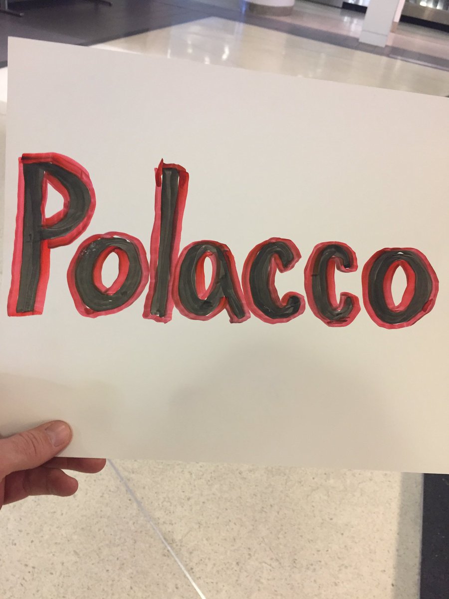 litguy6's tweet photo. Excited to pick up this fantastic author for our OJR Students this week @PHLAirport #GuyWithTheSign https://t.co/1wpBlAYjY5