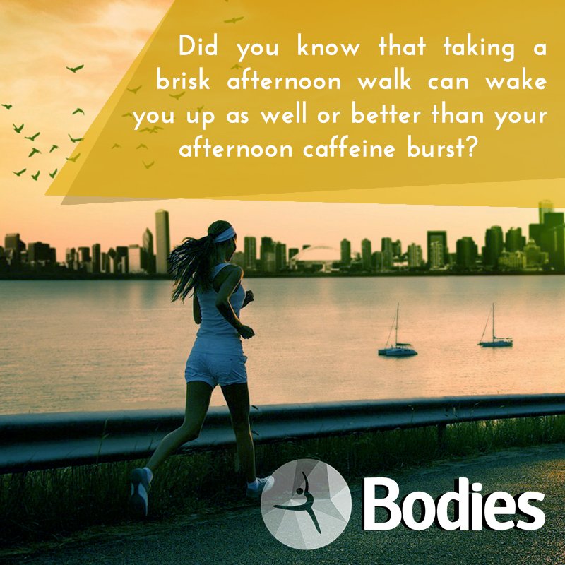 BodiesApp's tweet photo. As the weather gets warmer try out this change in your afternoon routine! #bodiesapp #fitfam #lifestylechange #productivity https://t.co/sW8Dgh8SNM