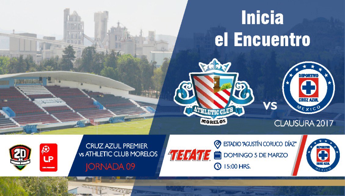 Cruz_Azul_Hgo's tweet photo. #J9 #Clausura2017 #segundadivfmf #cruzazulpremier #ElFuturoEsAzul ¡DalePremier! 👊🏻 https://t.co/q73kTBGn1j