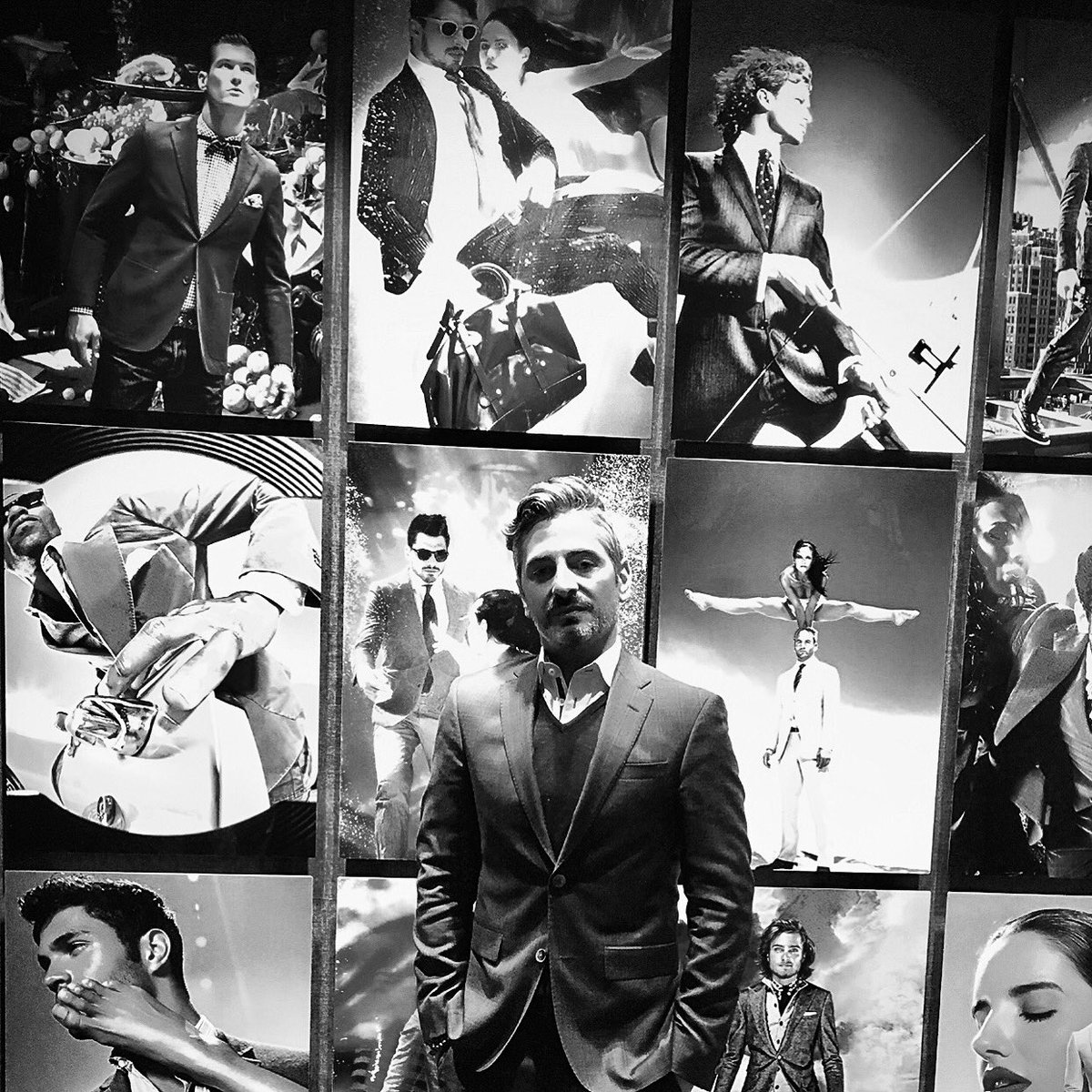 Like one of the avantgarde fashion shots on the walls <a href="/suitsupply/">SUITSUPPLY</a>'s new #Mtl digs. 2152 de la Montagne. #aboutmtl