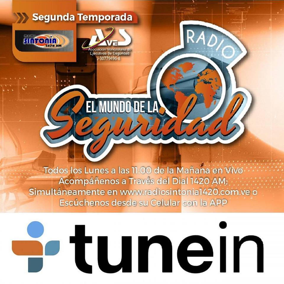 EMSeguridad's tweet photo. Este y todos los #Lunes 11am por 1420 AM y https://t.co/4PknxwH2YO #EMSRadio #conecta #tunein @RSintonia1420am https://t.co/FcR2pRyQ5C