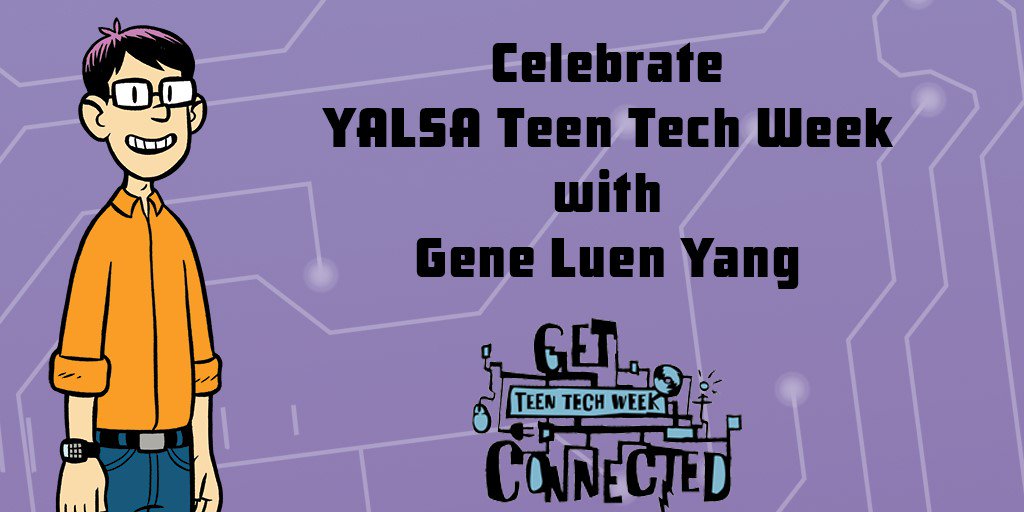 yalsa's tweet photo. Happy Teen Tech Week &amp; tnx 2 libraries 4 helping teens build the digital skills they need 2 succeed in school &amp; life https://t.co/TIcWSOBABk https://t.co/fEpcrk3jLT