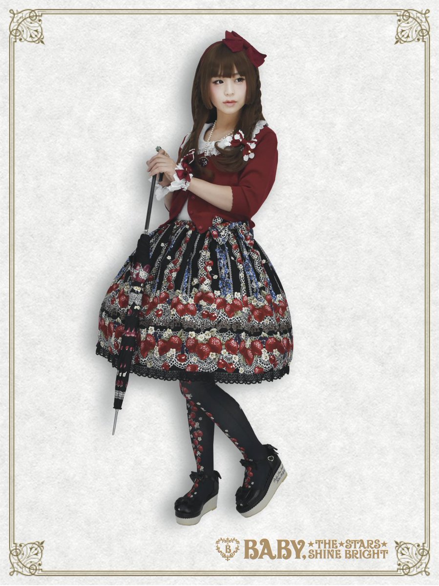 ☆BABY新作情報☆】Strawberry's Heart Drops柄シリーズのスカート、お