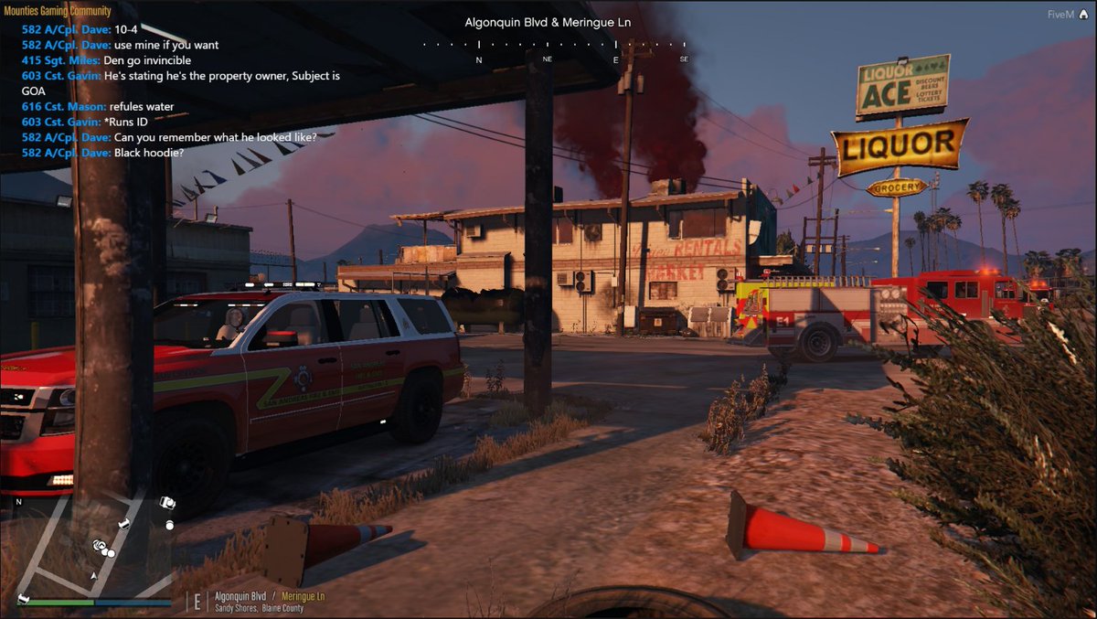 MG_Jansen1's tweet photo. Our San Andreas Fire &amp; EMS doing excellent work at a structure explosion this evening. @MountiesGaming @MG_SAFE #GTAV https://t.co/WbWl7it1ob