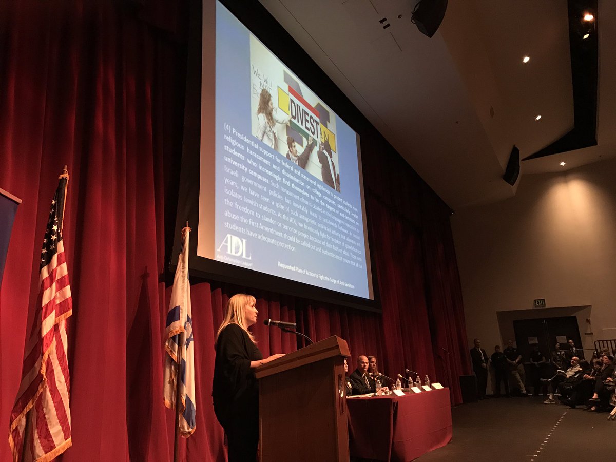 ADL_SD's tweet image. .@ADL_SD Director Tammy Gillies explaining ADL&apos;s requested #planofaction to fight the urge of rising anti-Semitism. #SupportJewishCommunity