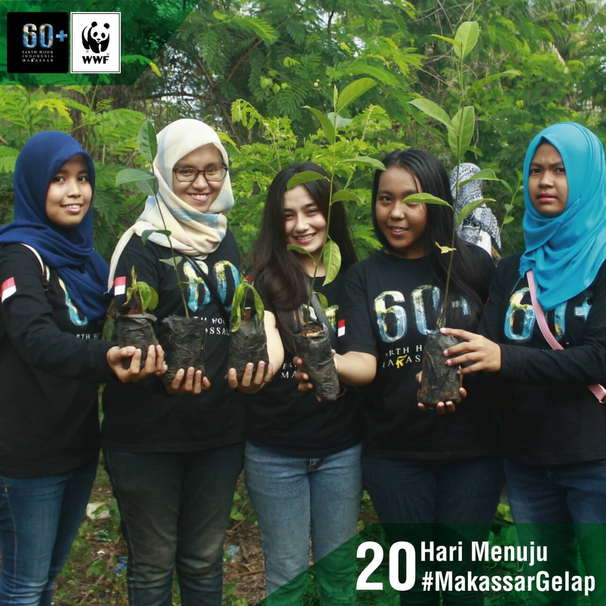 EHmakassar's tweet photo. 20 hr mnuju#EarthHour. Pstikn SobatEH mnjd bgian dr jtaan pndduk bumi utk mlwan prubahan iklim. AKSI hjau yg dpt SobatEH lkkan adl mnnm phon https://t.co/JSfXkWogX6