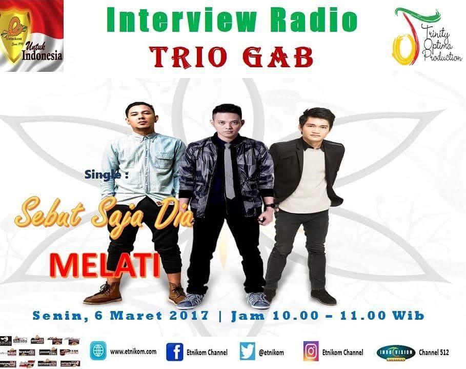 bensradio1062fm's tweet photo. HARI INI!! #TRIOGAB @Gamma1_band @OfficialAdipati @Bagindas_ di #ETNIKOMUNTUKINDONESIA https://t.co/VEKvb0kDPe
