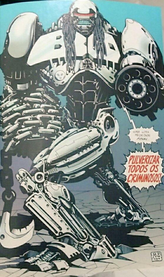 hodolphobraga's tweet photo. LoboCop - 1995 - Isso mesmo, Lobo o maioral usando a armadura do RoboCop. Huahahua... #dccomics #lobo #robocop #lobocop #hq https://t.co/HNUj50GL0v