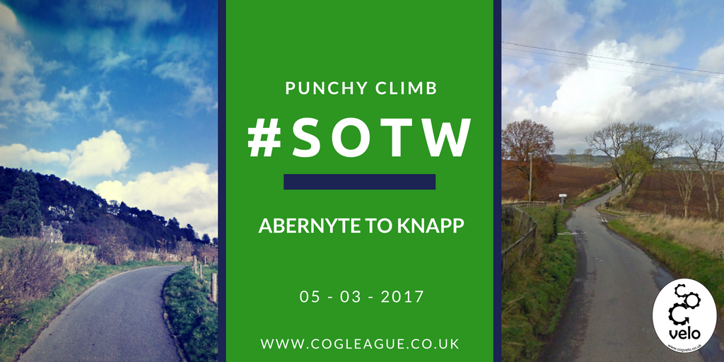 COGVelo's tweet image. Another week, another #SOTW. This week it's the punchy little number from Abernyte to the top of Knapp. cogleague.co.uk