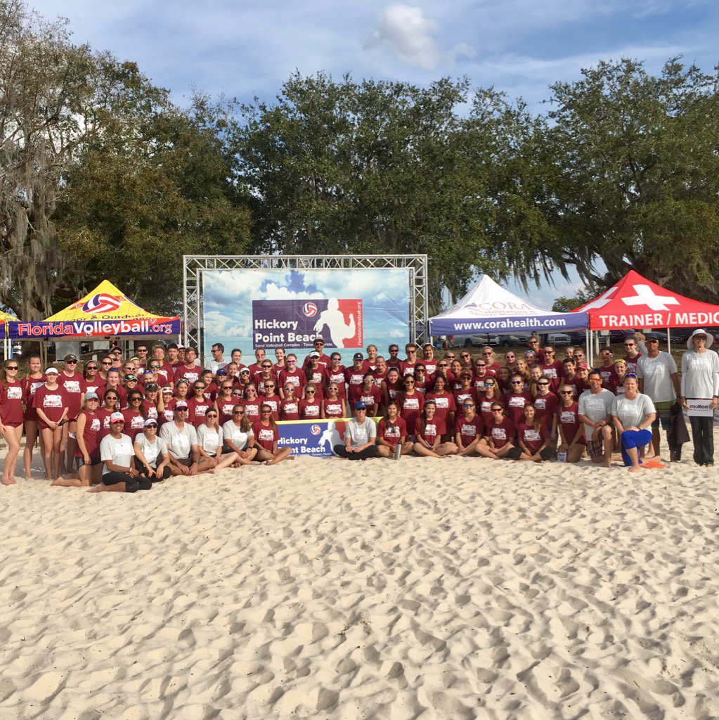 USAVBeach's tweet photo. That's a wrap! Another great #tryout at the #usavbeachhp skills assessment camp in the #atlanticzone @usavolleyball https://t.co/95y0K1fcDw