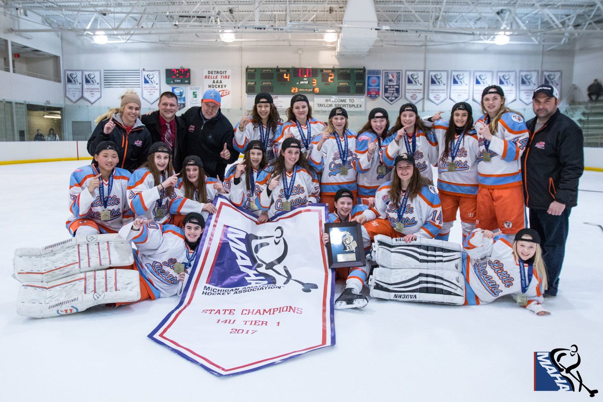 MAHA_Hockey's tweet photo. Congrats to @Caesars14u, the 14U Tier 1 2017 state champions!    

#MAHA2017 https://t.co/XSOkcRnxXh