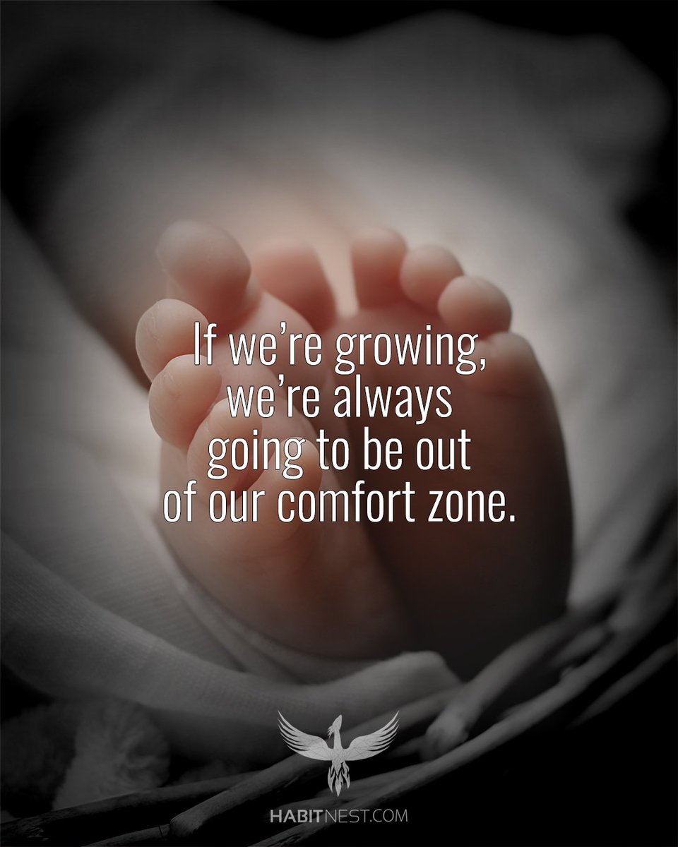 habitnest's tweet photo. Be really willing to leave your comfort zones. https://t.co/IcfRuFNriX