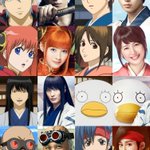 銀魂のアニメのキャラと映画のキャストの比較がこれ!