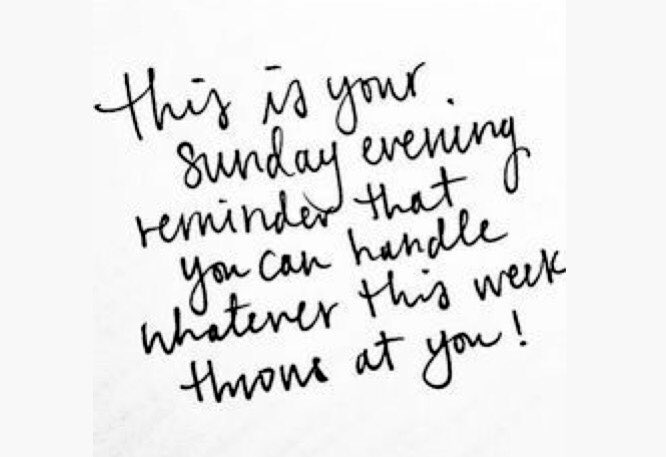 Naaat_J's tweet photo. Positivity to start my last ever week of midterms. &amp; for all you out there with a tough week ahead. 👊🏼 https://t.co/6tSVjjBTV9