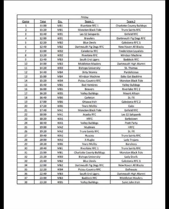 Truro7s's tweet photo. Schedule is out. 😍 https://t.co/XnltKepgN3