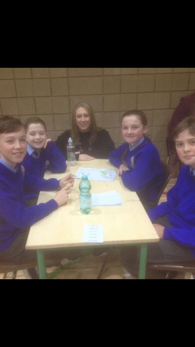 MsCOSullivan's tweet photo. Well done to the team today. We were in the semi final of the #creditunion #tablequiz #stfinians #newcastlelyons https://t.co/KuQxrIEFMF