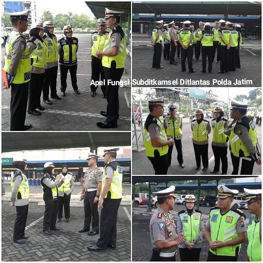 Giat Apel Fungsi Subditkamsel Ditlantas Polda Jatim
