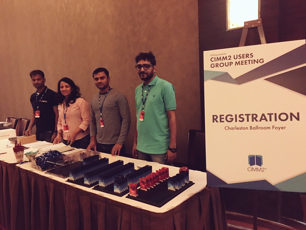 Unilog1's tweet photo. Registration is open! Stop by in the Charleston Ballroom Foyer for your name badge before heading to the Welcome Reception! #CIMMCITY https://t.co/t7uLBx6kMZ