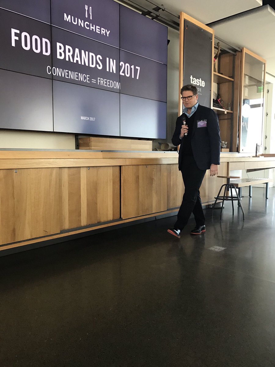 EthanRasiel's tweet photo. .@jberiker, CEO of our client @munchery, spoke on the re-defined meaning of convenience and food at @pearlfisherlive's #TasteMode. #Munchery https://t.co/aaSY0MLuRv