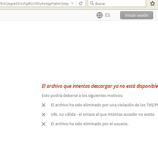 ChicoPeronista's tweet image. QUIERO DENUNCIAR QUE LA PAGINA DE &apos;MEGA&apos; DEL GORDO FALOPÉRO DE @kimdotcom CENSURA LA MUSICA, AQUI HABIA UN DISCO DE SODA DE 1985 #SensorChip