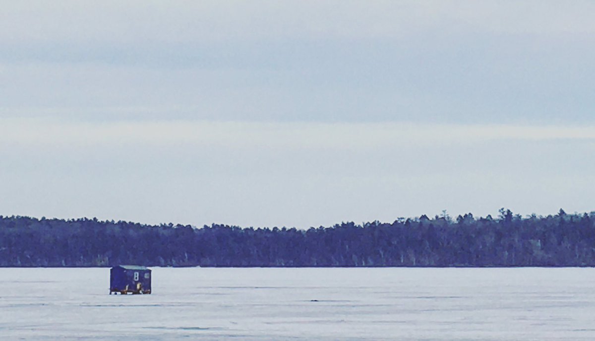 DoDuluth's tweet photo. Why do you really go ice fishing? To catch fish or drink beer in peace? https://t.co/hdynDBRg0Z