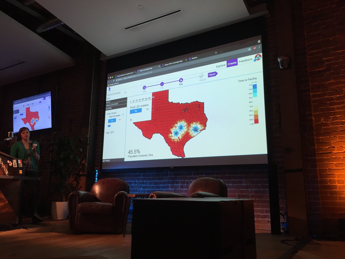 AbortnHackathon's tweet photo. #Visualize_Access project also maps provider locales v. crisis pregnancy center locales #AbortionAccessHackathon https://t.co/3CQEZRUVdV