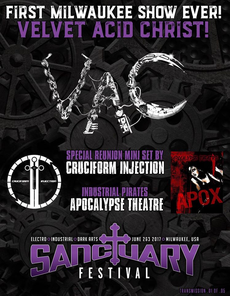 June in Milwaukee. A look into our future. Sanctuary Festival.
#ApocalypseTheatre #APOX #Industrial  #milwaukee #sanctuaryfestival #darkarts
