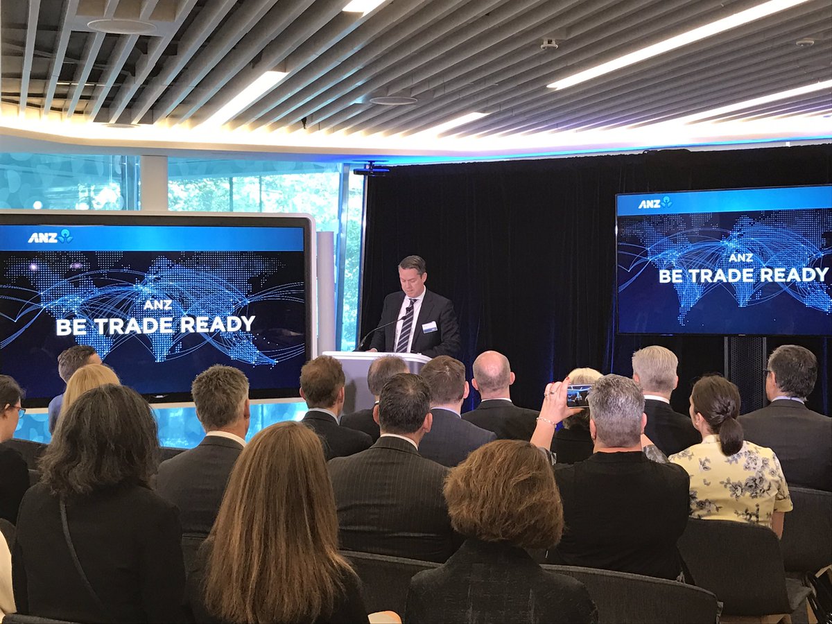 Excited to be supporting #ausbiz w <a href="/StevenCiobo/">Steven Ciobo</a> <a href="/Aussieexport/">Export Council of Australia</a> <a href="/Austrade/">Austrade</a> <a href="/dfat/">Department of Foreign Affairs and Trade 🇦🇺</a> @Efic_au for the launch of <a href="/ANZ_AU/">ANZ Australia</a> #BeTradeReady digital tool