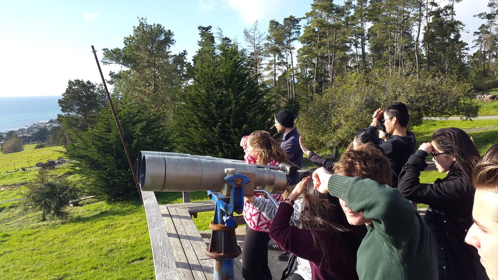 AugustineCollec's tweet photo. Students from @UCBerkeley, @CalPoly and @Stanford spotting whales at our 2nd West Coast Retreat, March 3-4 2017! #AugustineCollective https://t.co/xudJgLqgLY