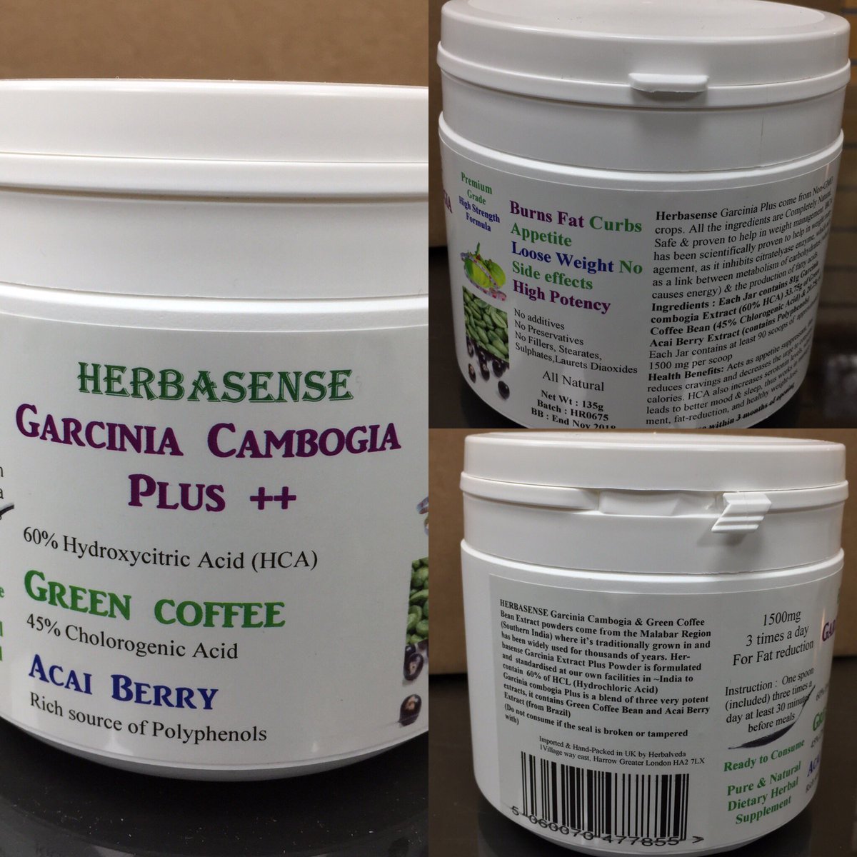 herbasense's tweet photo. #Herbasense #Extracts of #garciniacambogia & #greencoffeebeans & #acaiberry in #powderform for #weightloss #naturalweightloss #supplements https://t.co/ClcpTSZEdY