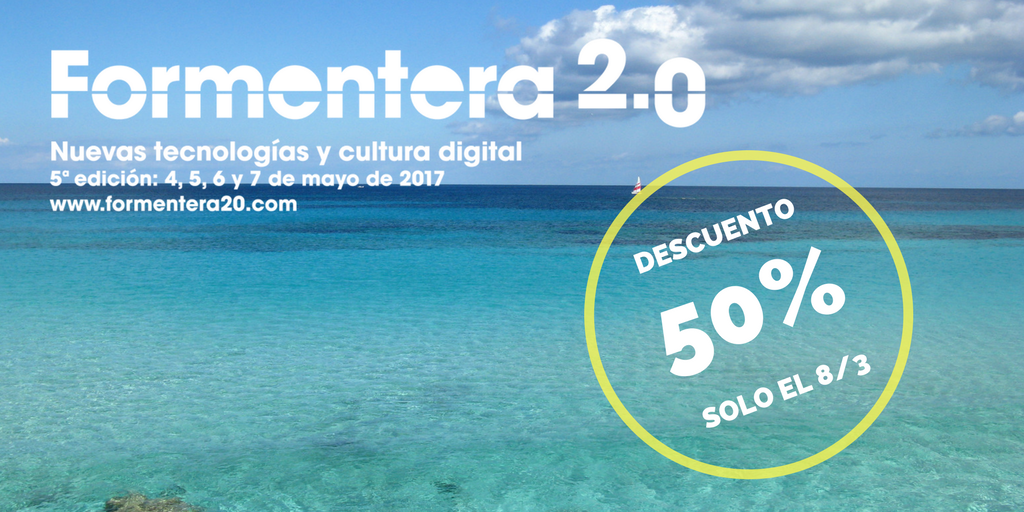 Empieza una semana en la que tenemos muchas cosas que contarte. El #8de marzo, 50% de descuento en tu inscripción formentera20.com/inscripcion/