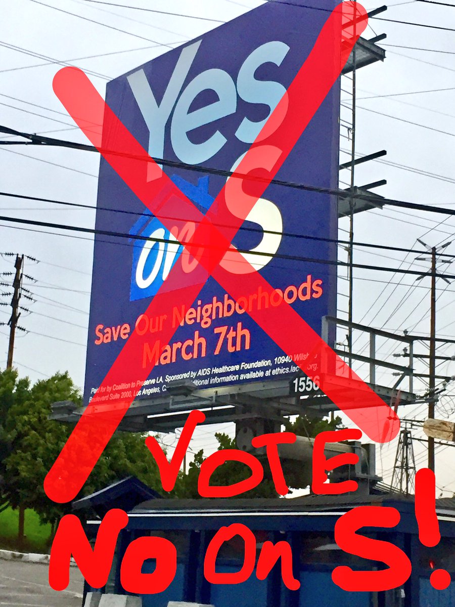 PublicCounsel's tweet photo. Los Angeles: don't be fooled by the big glossy billboards, Measure S would freeze affordable housing &amp; hurt L.A. #NoOnS h/t @ACLU_SoCal https://t.co/pBMv486Q5R