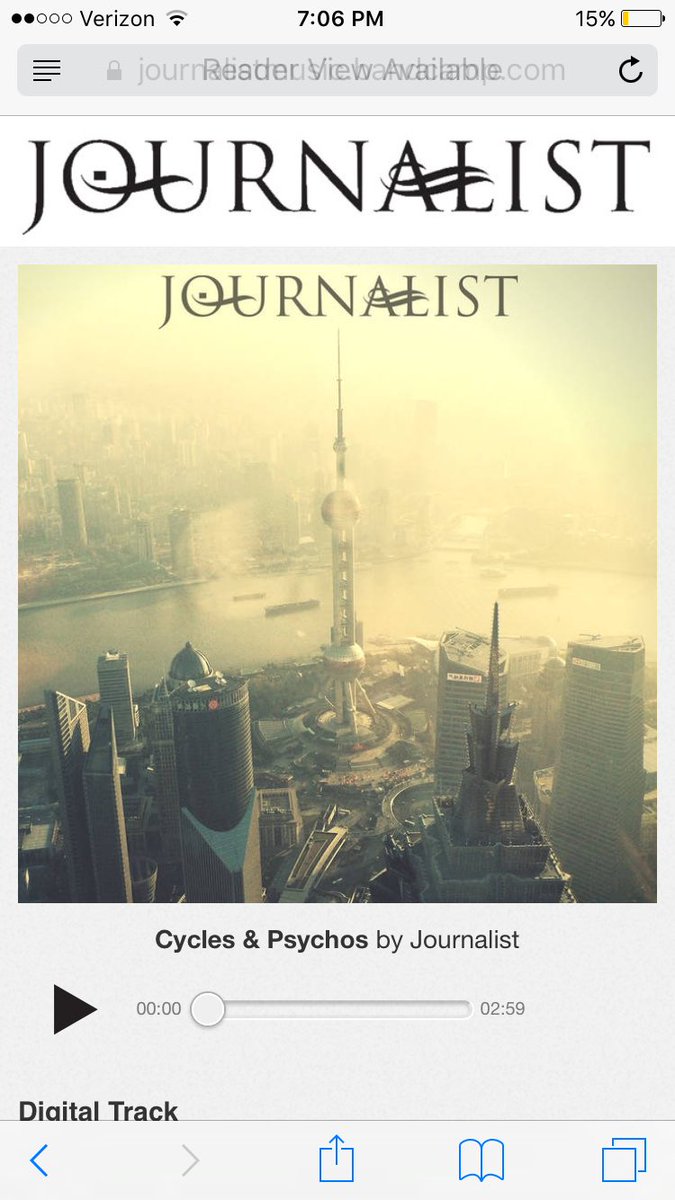 New single up on journalistmusic.bandcamp.com