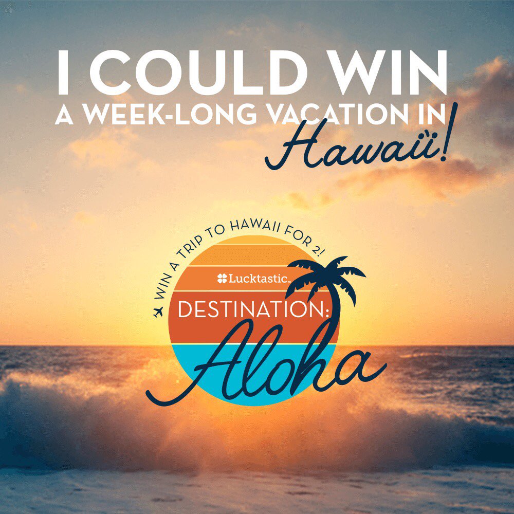 Come join me for a Hawaiian Getaway! lucktastic.com/twShareFunnel