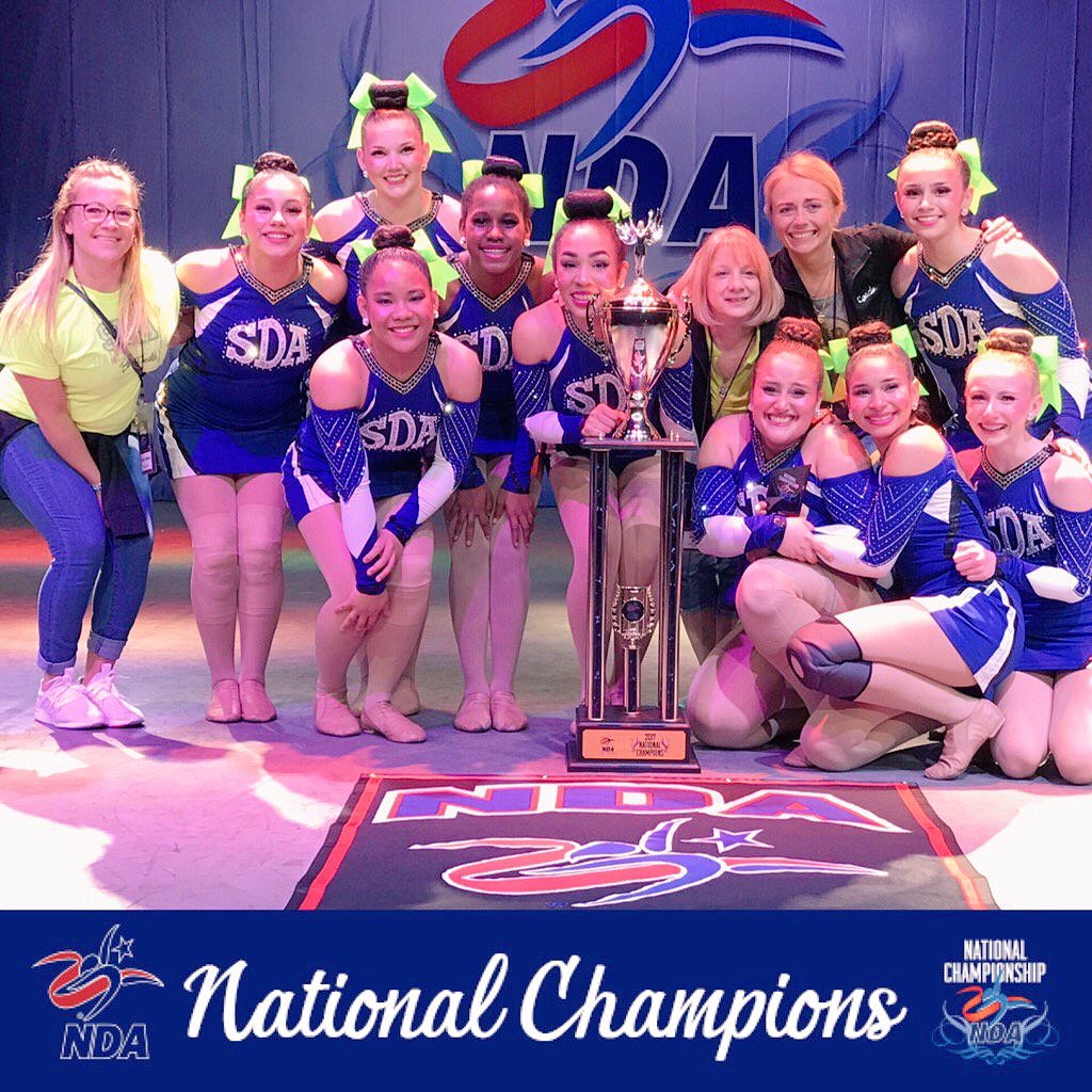 Pomproblemz's tweet image. CONGRATS to Saint Dominic Academy in becoming the Small Varsity Pom National Champions!! 🎉🏆#theworkisworthit #NDAnationals